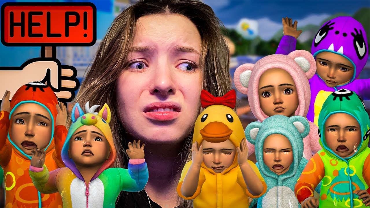 Eimantė vs 7 KŪDIKIAI | The Sims 4