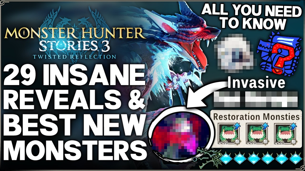 Monster Hunter Stories 3 Looks RIDICULOUS Now - BEST NEW MONSTER CONFIRMED & ALL You Need to Know!