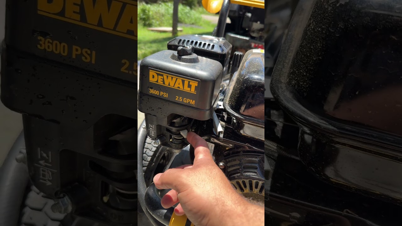C&oacute;mo Encender Lavadora de Presi&oacute;n? #Pressurewasher #Comoencender #tutorial #Dewalt #Honda