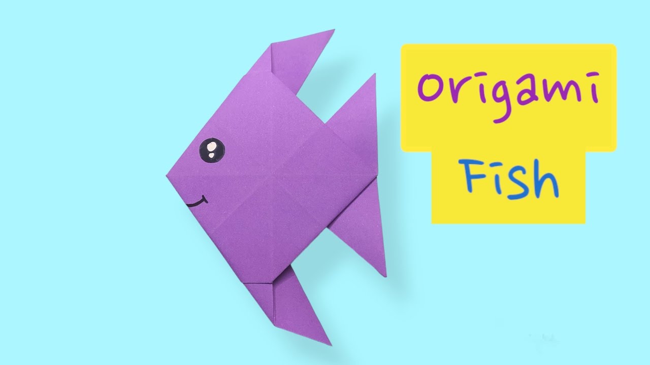 Tutorial Origami Ikan | Cara Membuat Ikan Kertas | handycraft