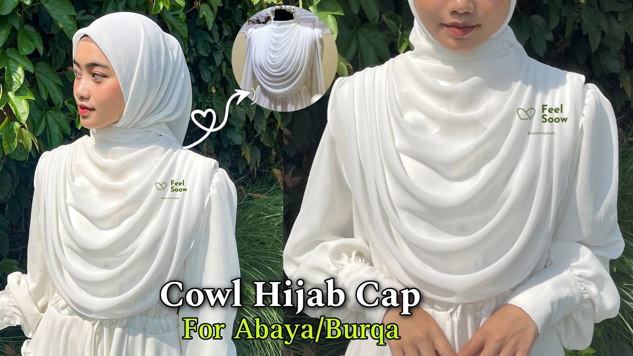 Instant Drapery Hijab Cutting And Stitching/ front Pleated hijab/Easy hijab tutorial 👍