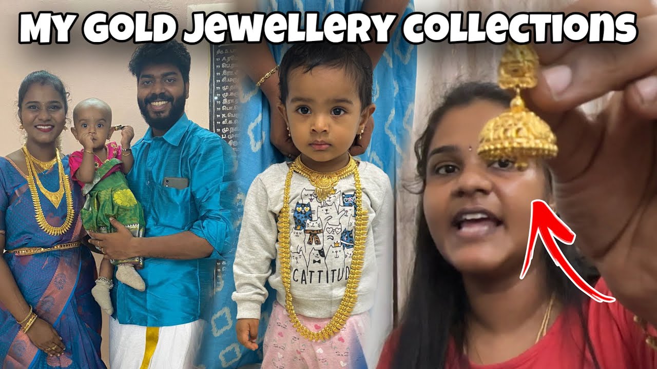 My GOLD JEWELLERY Collections…🤩 | Allu Loves Priya
