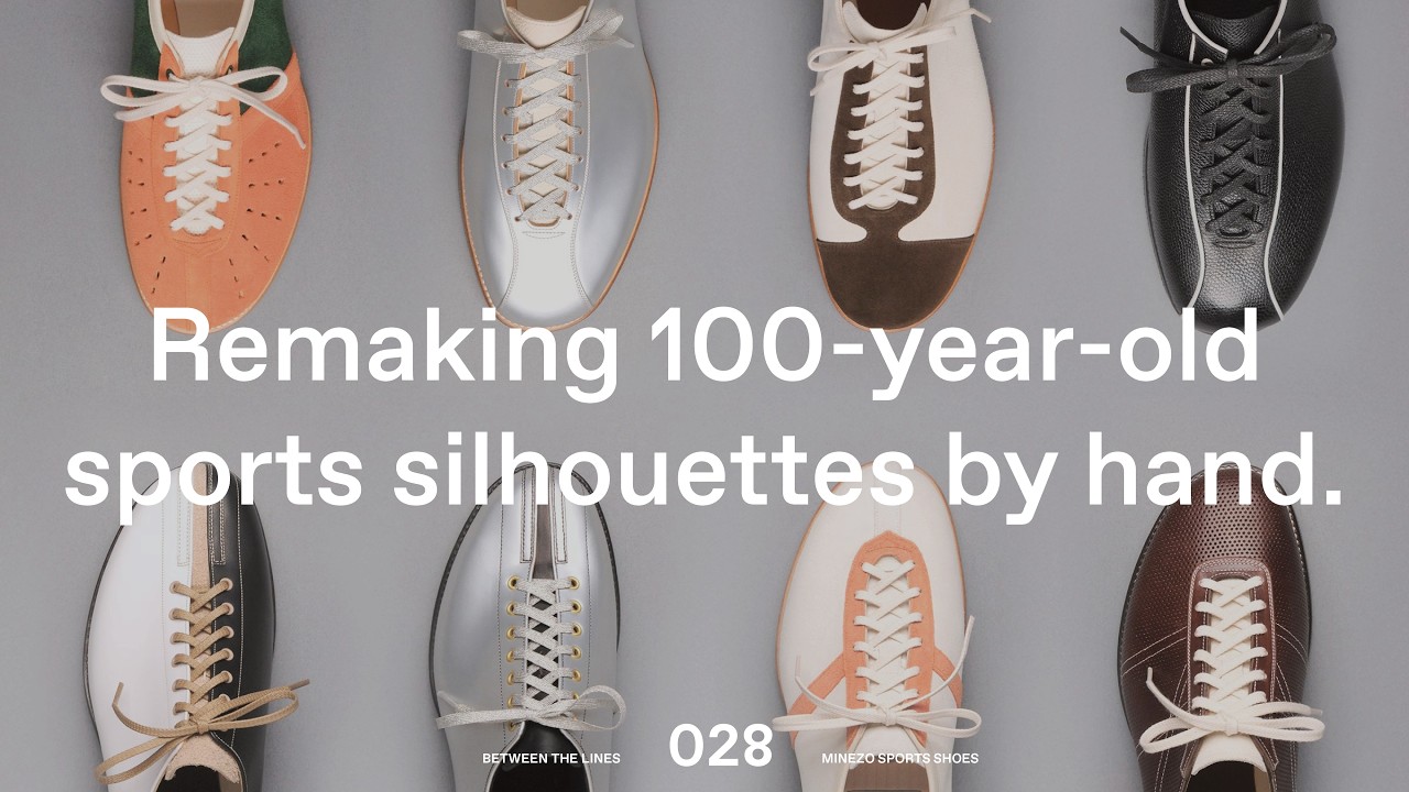 Remaking 100-Year-Old Sports Silhouettes by Hand — Minezo Sports Shoes | CONCEPT(K)