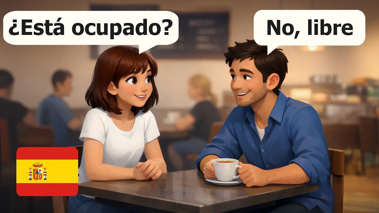 Simple Spanish Conversations for Beginners | 12 Real-life Spanish Dialogues (A1-A2)
