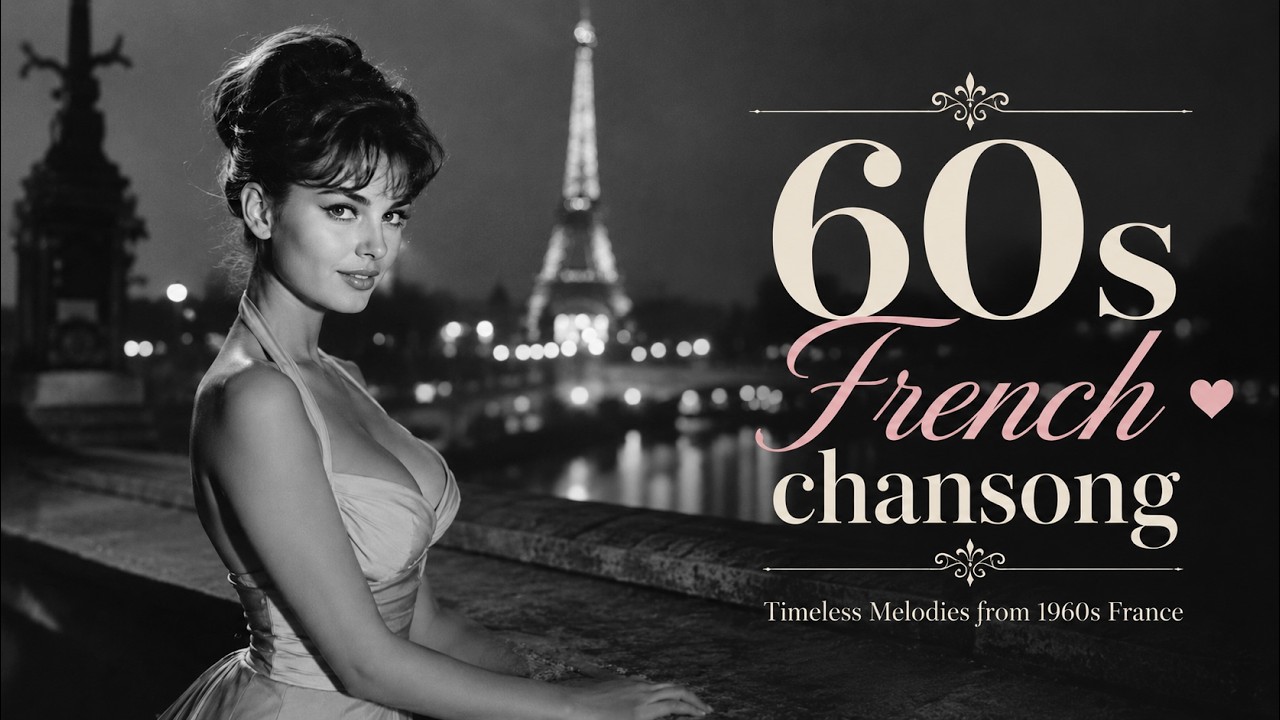 [PLAYLIST] 60s French Chanson ❤️ Paris Nights & Timeless Love Songs  Vintage French Music