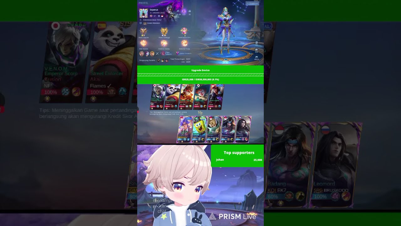 TOP GLOBAL ALL ROLE MOBILE LEGENDS