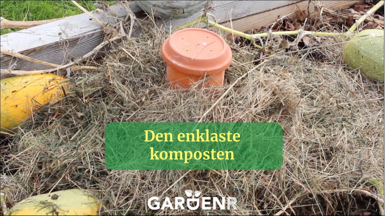 Den enklaste komposten - Trädgårdshacks med GardenR