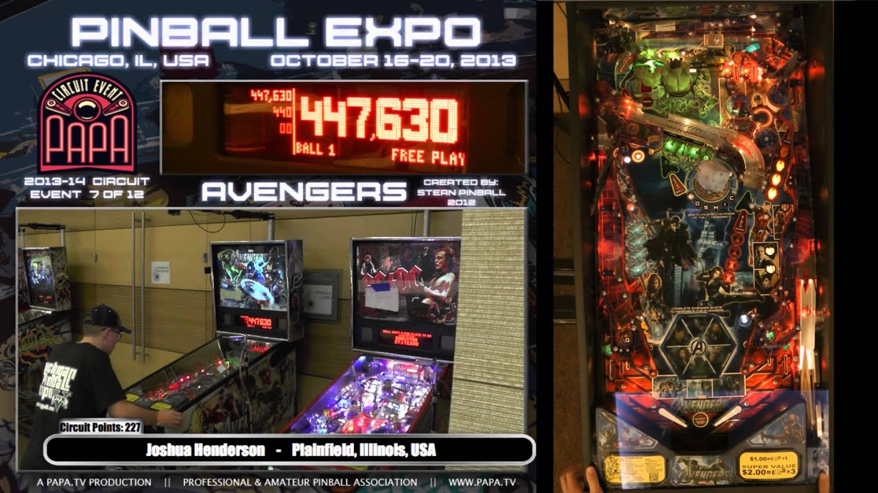 PAPA Circuit Event: Pinball Expo 2013 - Keith Elwin vs Joshua Henderson