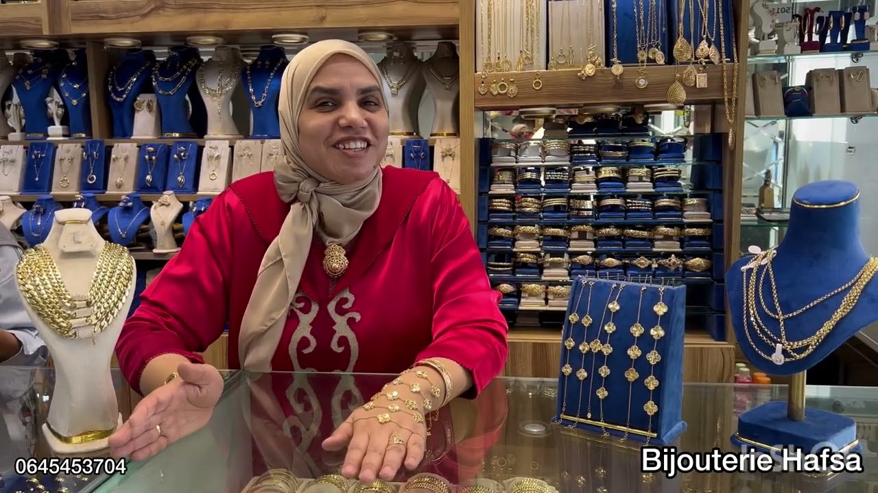 جديد الذهب عند مجوهرات حفصة 😍 عشاق الزينة والخزينة 🔥 0645453704