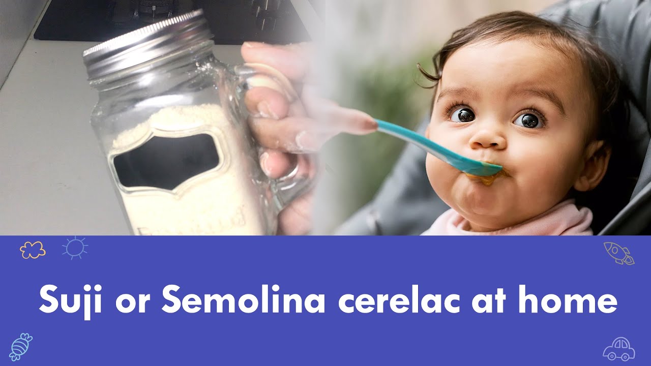 Suji or Semolina cerelac at home