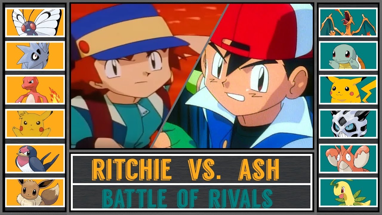 Ash vs. Ritchie (Pokémon Sun/Moon) - Kanto Rival Battle/Rematch