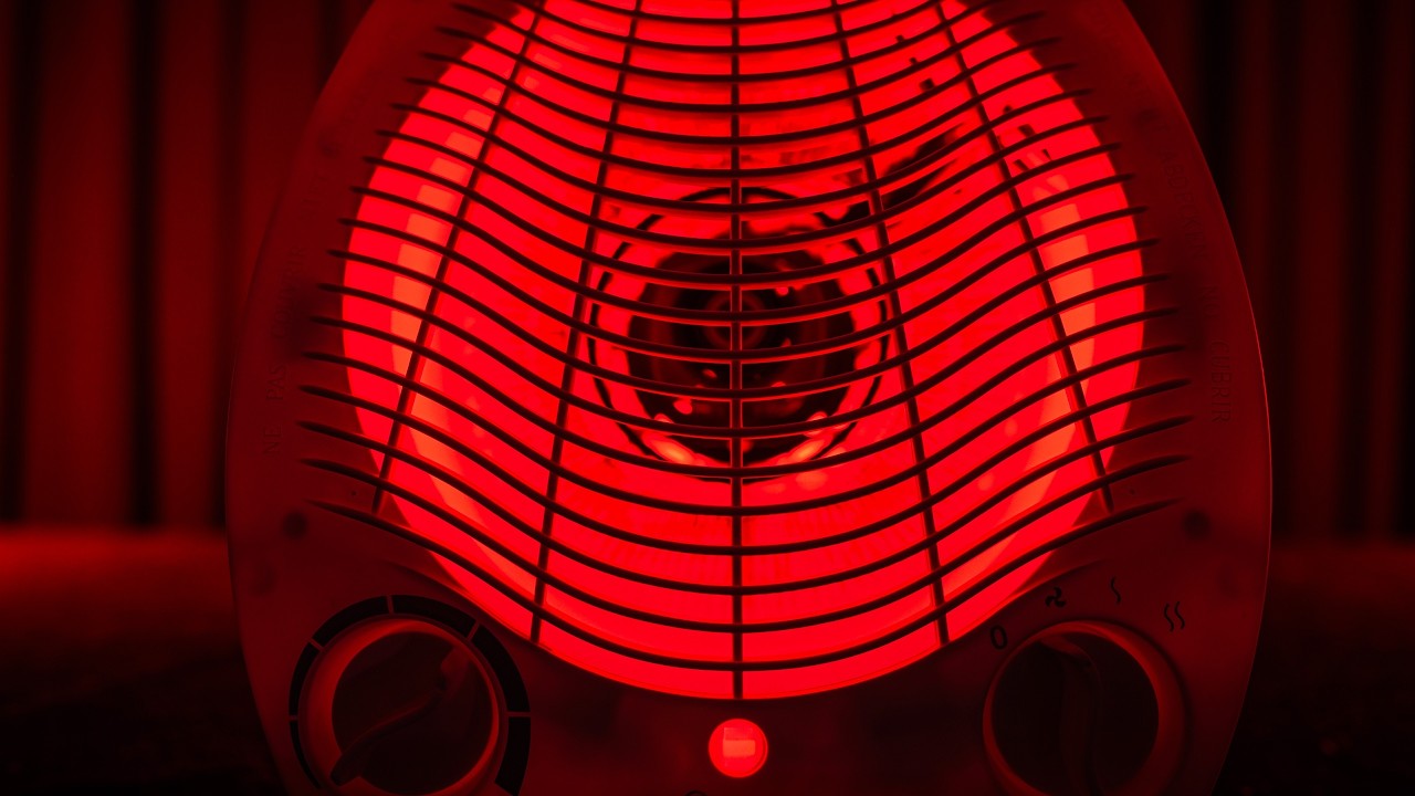 💤 Electric Heater Fan Noise + Black Screen | Cozy White Noise for Sleep 😴
