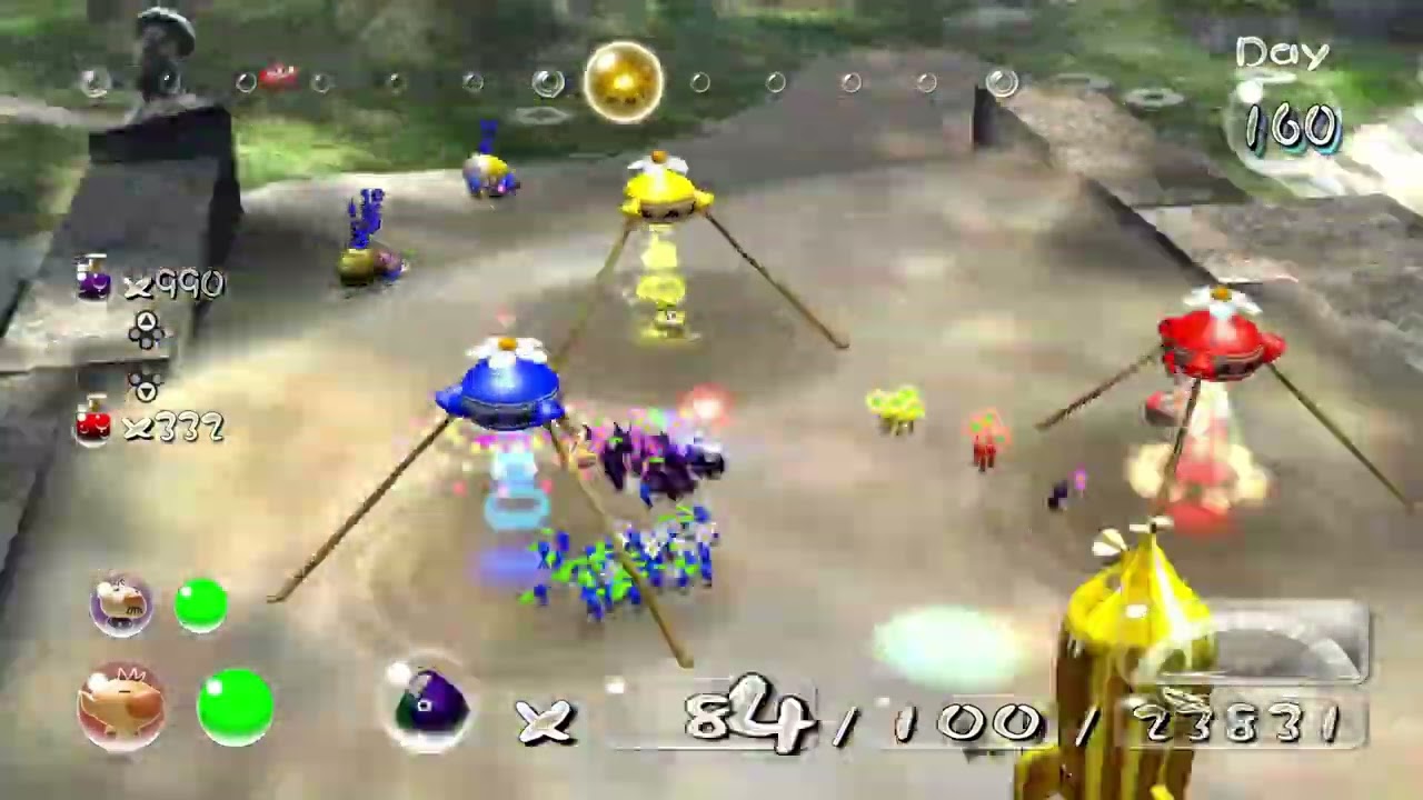 Playing Pikmin Everyday Until Reggie Fils-Aime Turns Into A Purple Pikmin Day 927 Pikmin 2HD Day 160