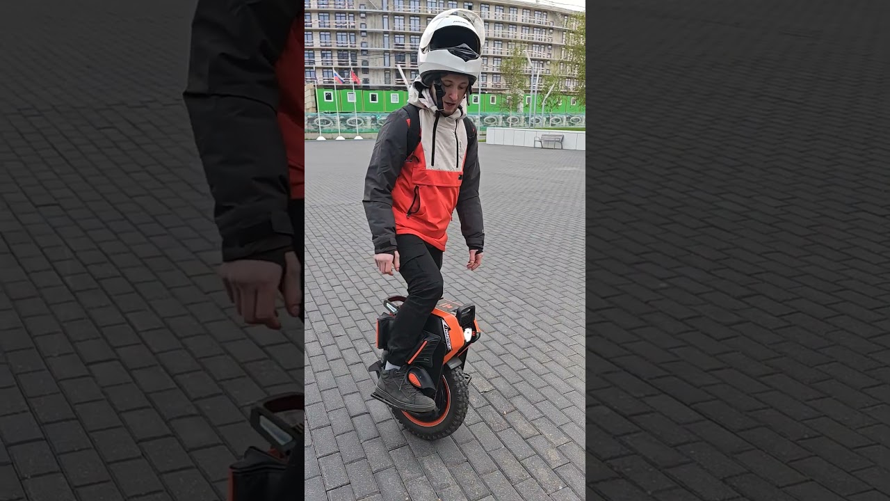 Отзыв об Inmotion V14 #сколково #rusia #inmotionv14 #monociclo #моноколесо #пилот #freerider