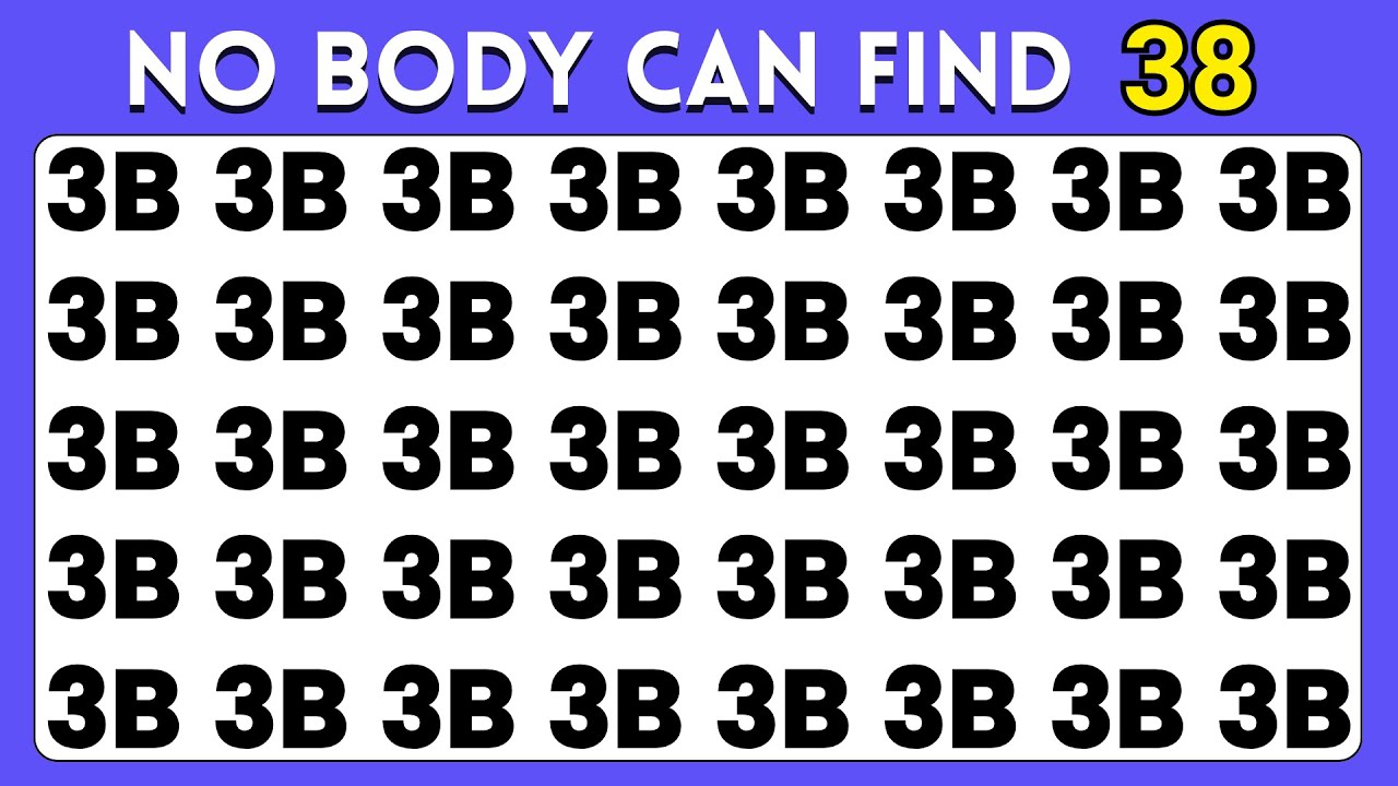 Eagle Eyes Challenge 👀💪 | Find The Odd Number And Letter Pro Editions 2026