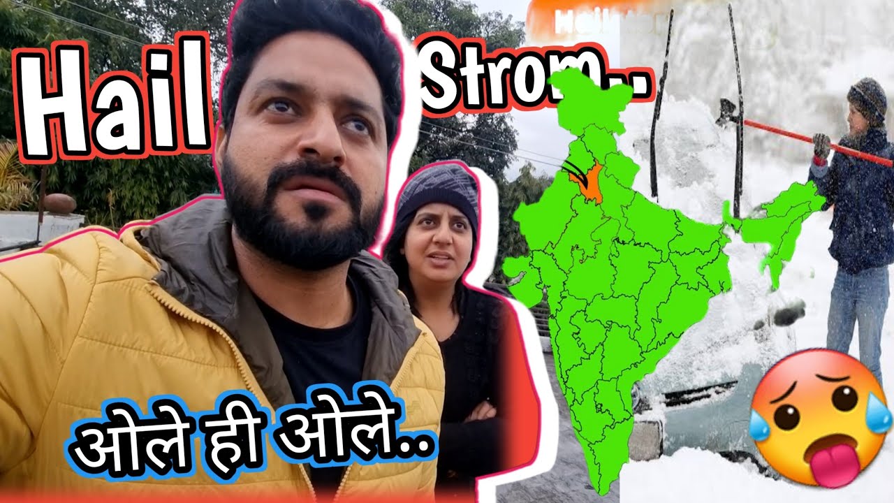Hail Strom 🥵 Bahut nuksan ho gya #vlog #familyvlog