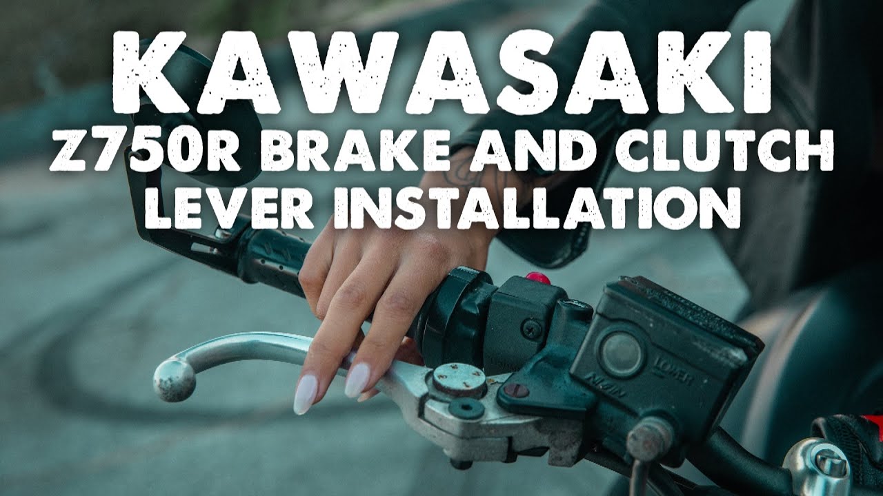 442. Kawasaki Z750R Brake and Clutch Lever Installation | Garage Video