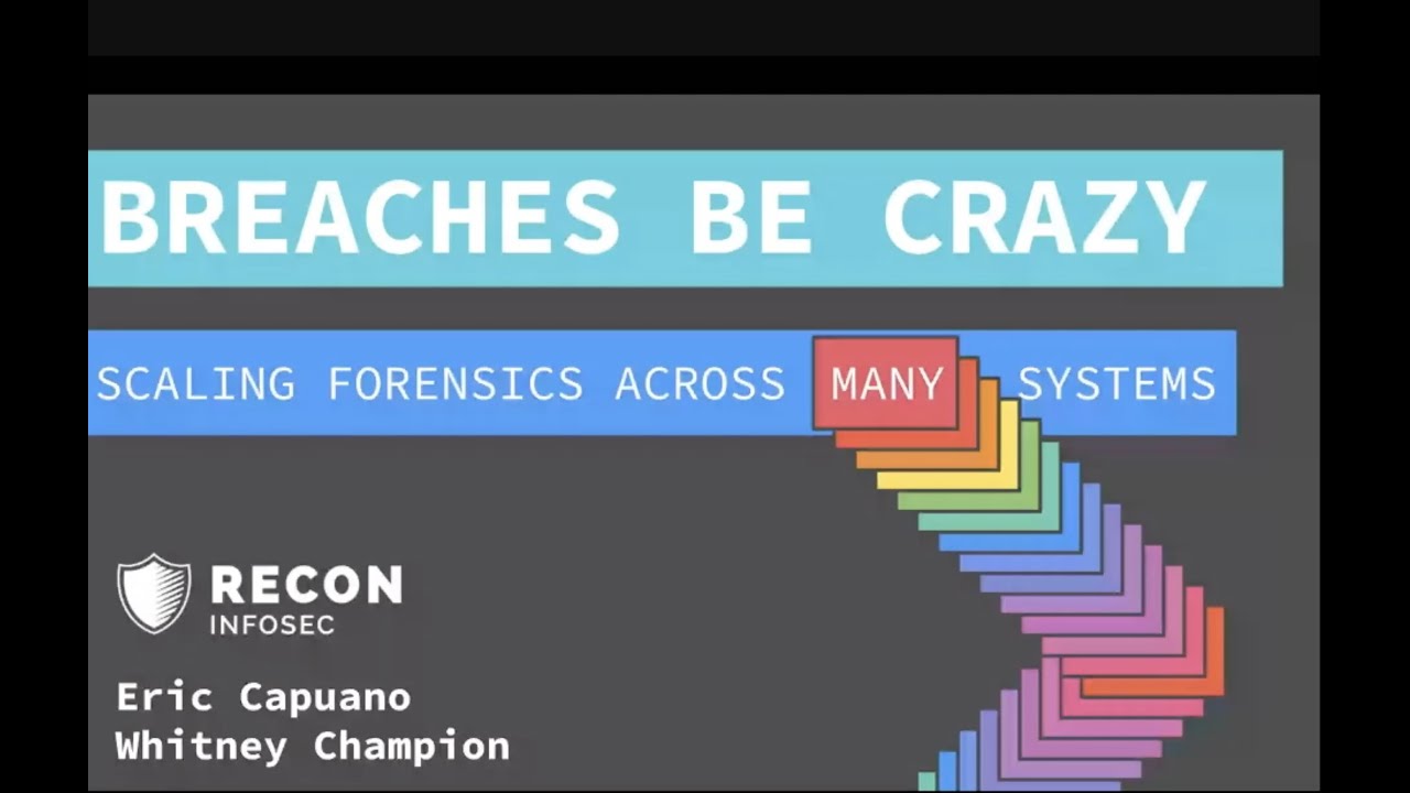 Breaches be crazy by Recon Infosec