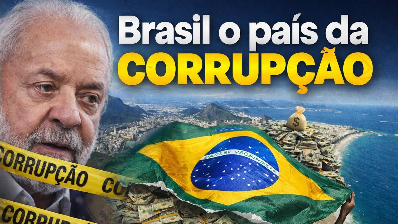 Brasil repete sua segunda pior nota no índice global de país da corrupção #brasil#vergonha