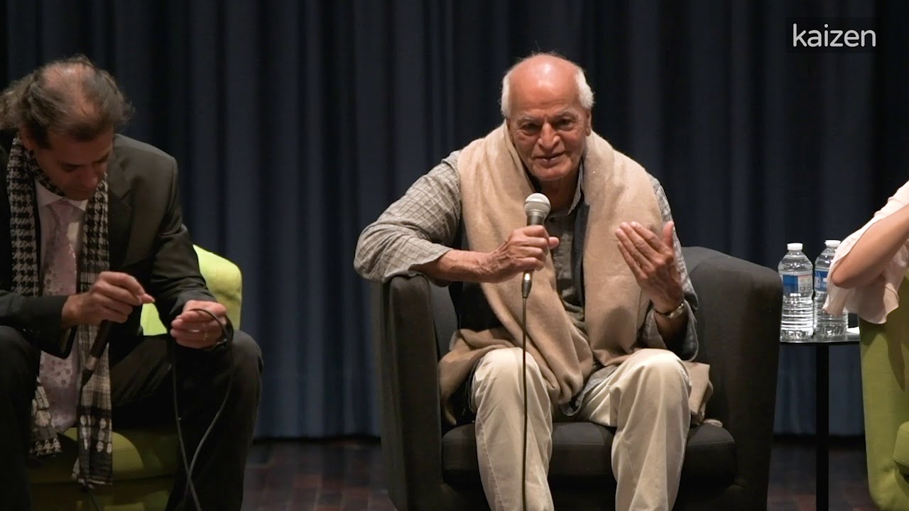 Conférence Kaizen avec Satish Kumar et Andre Stern à l'institut Goethe
