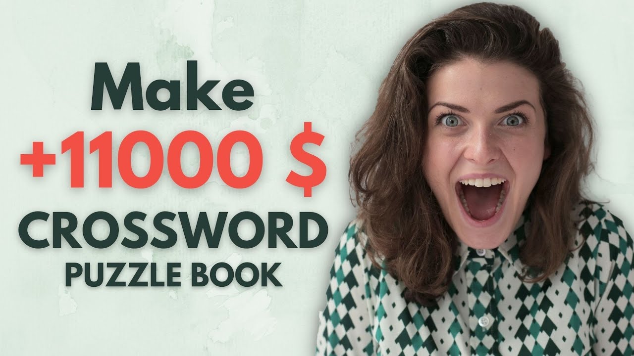 How to Make Crossword Puzzle Book for Amazon KDP With Free Software and Make 11000$ Per Month