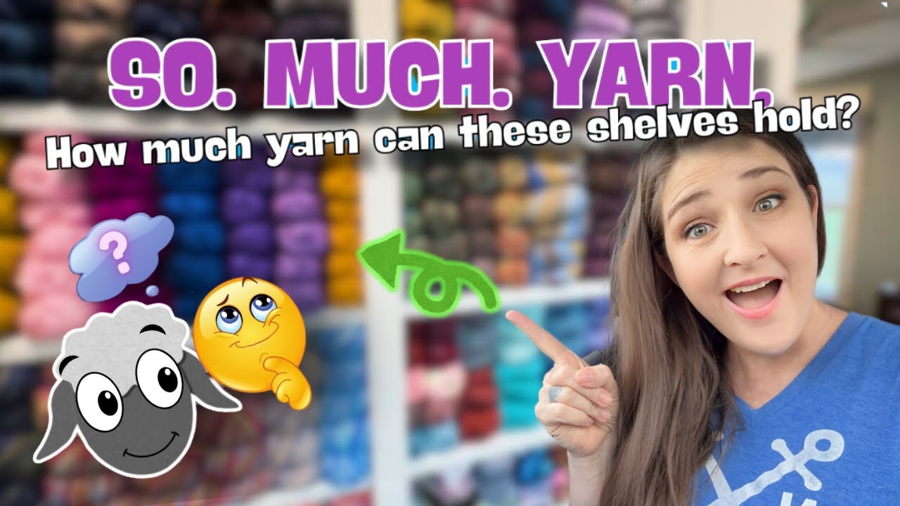 Organizing My Mom’s Yarn Room (Again!) 🧶 Making Space for the Bulky Yarn! (Part 8)