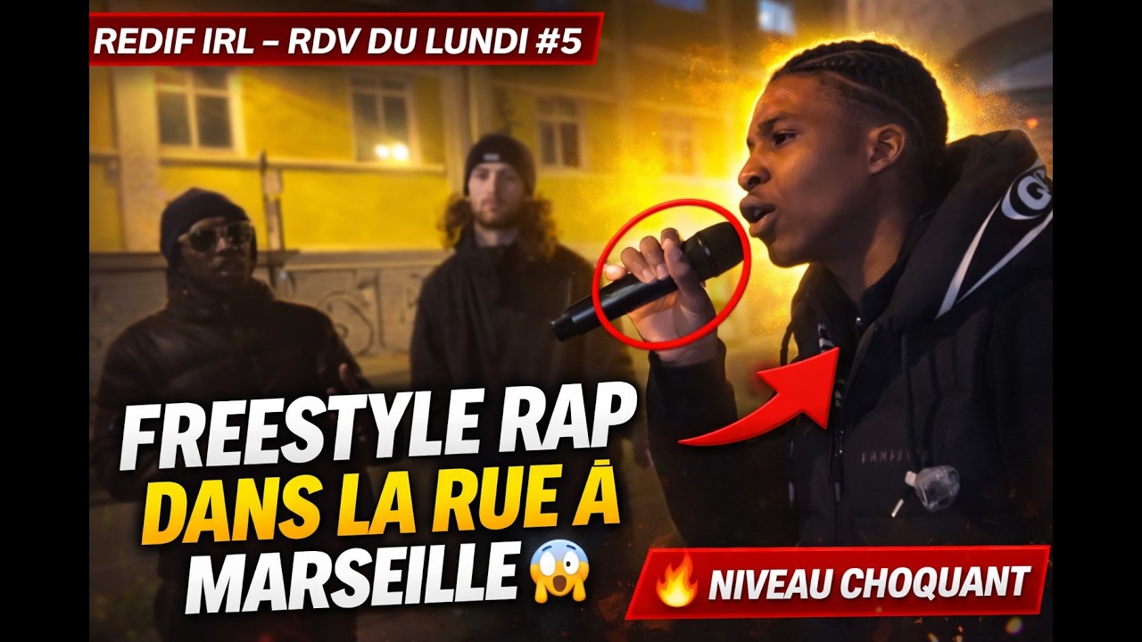 REDIF LIVE IRL SESSION FREESTYLE RDV DU LUNDI A LA FRICHE LA BELLE DE MAI MARSEILLE #5