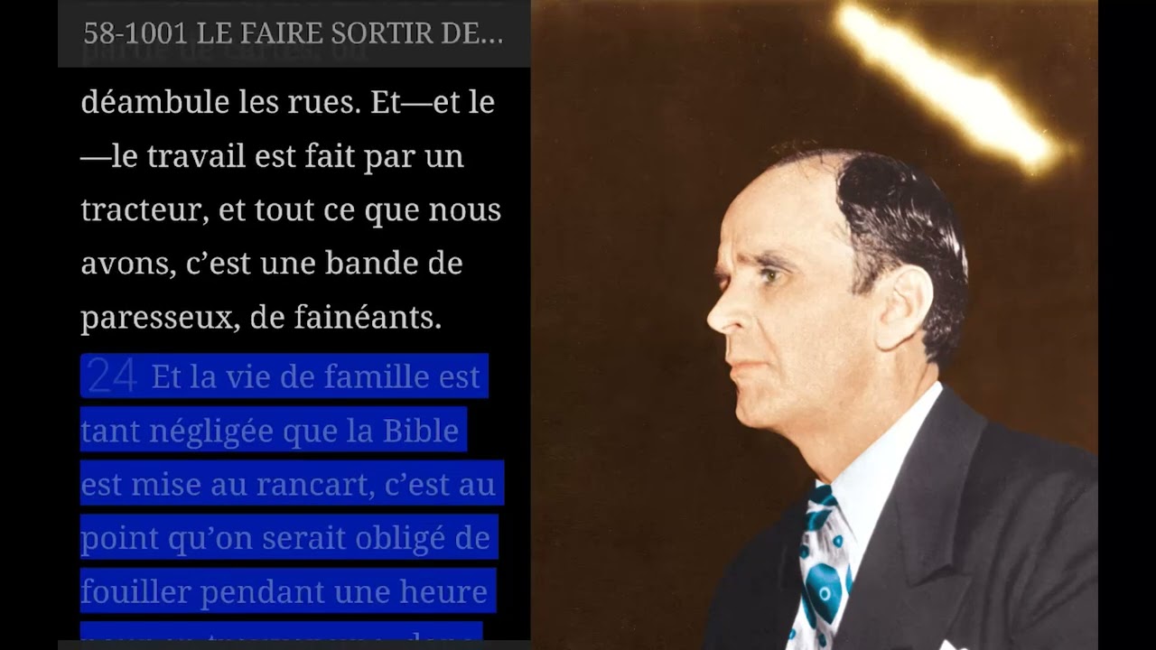L'Eglise et sa condition #9