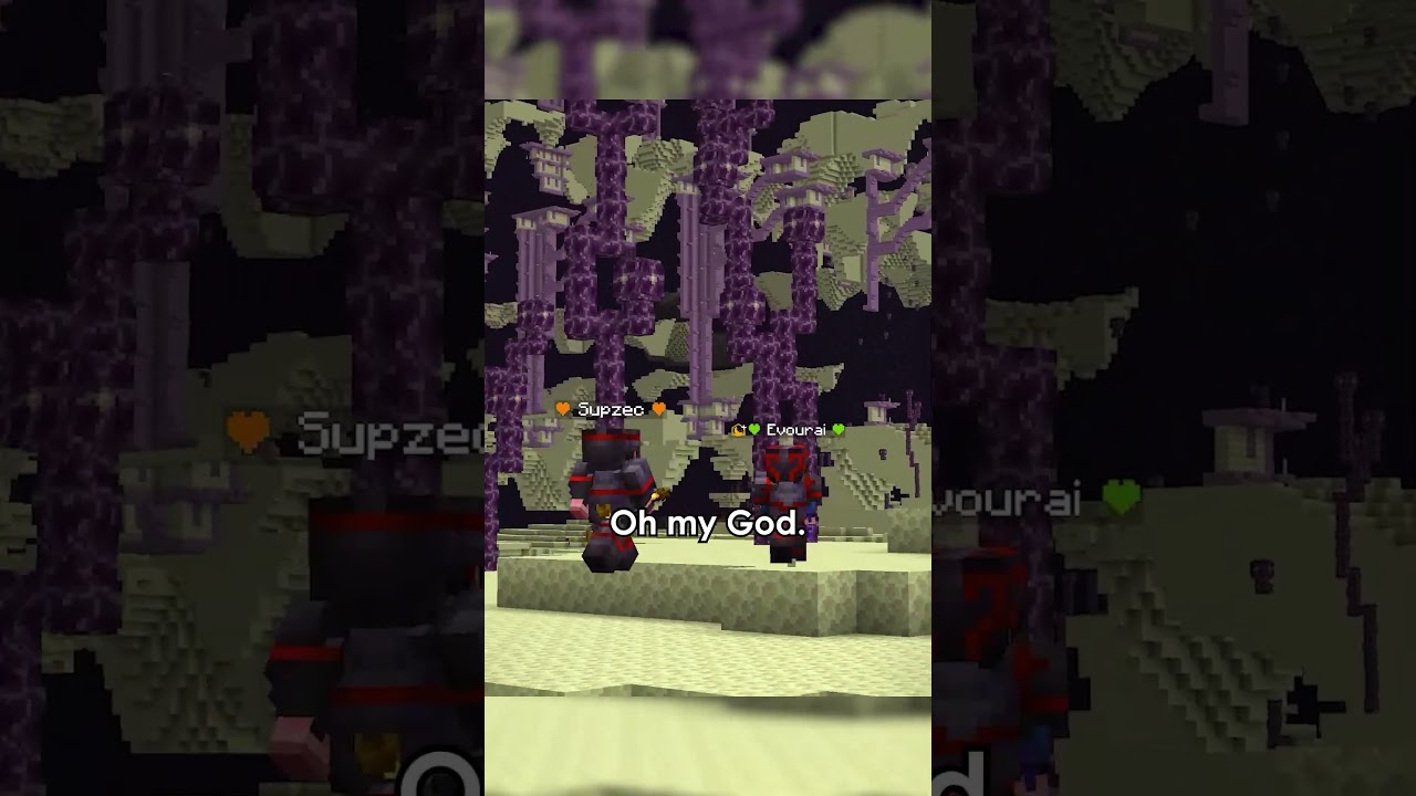 Я исследовал мир за пределами Кольцев Края в Minecraft.