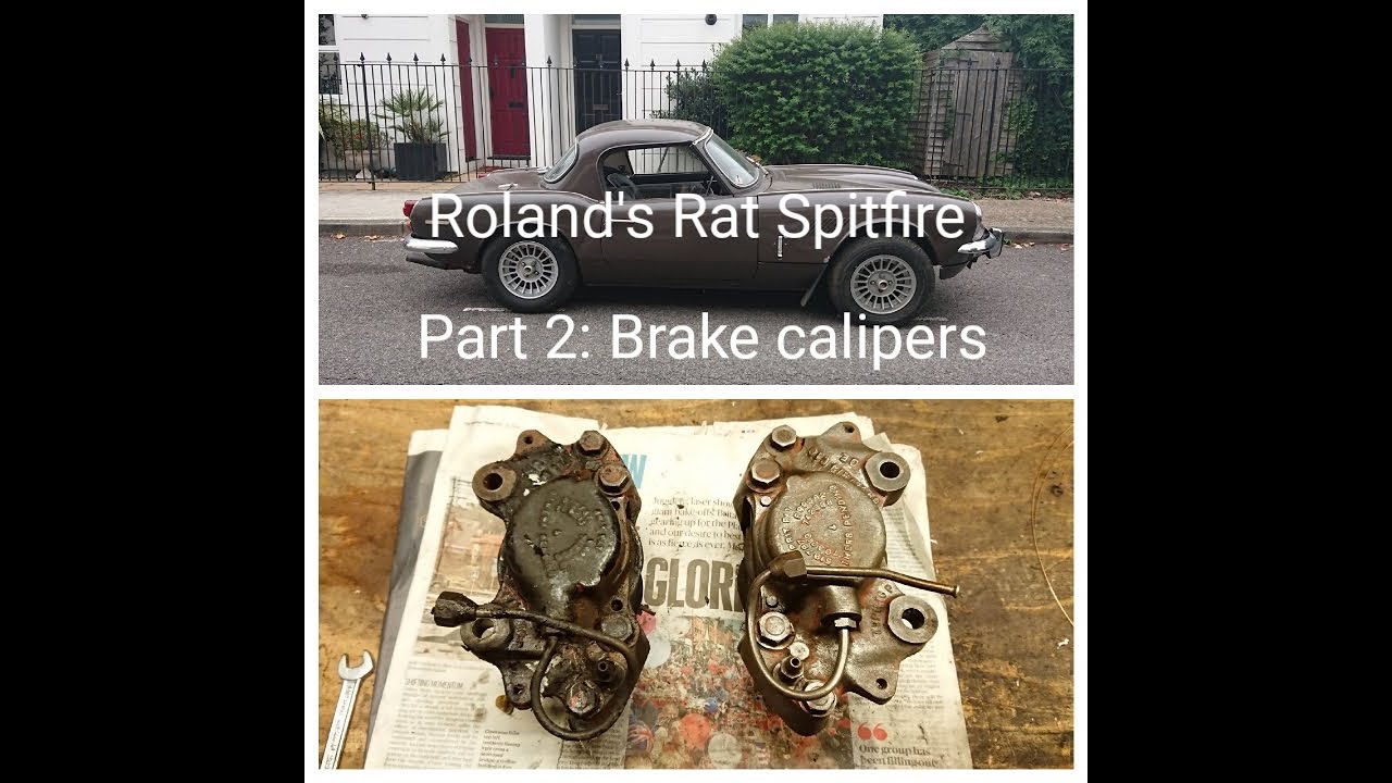 Roland's rat: Triumph Spitfire-6 part 2: brake calipers