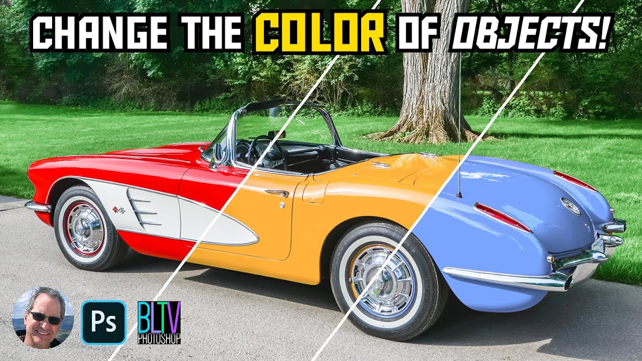 Photoshop: Best Way to Change COLORS of Objects!