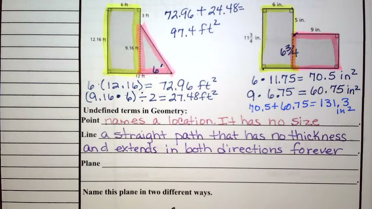 Points, Lines, and Planes