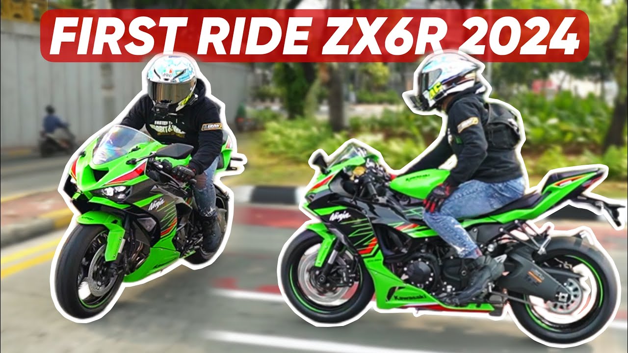 Bawa Dari Dealer Isi Bensin Full Tank ZX6R 2024 - First Ride Km 0…‼️