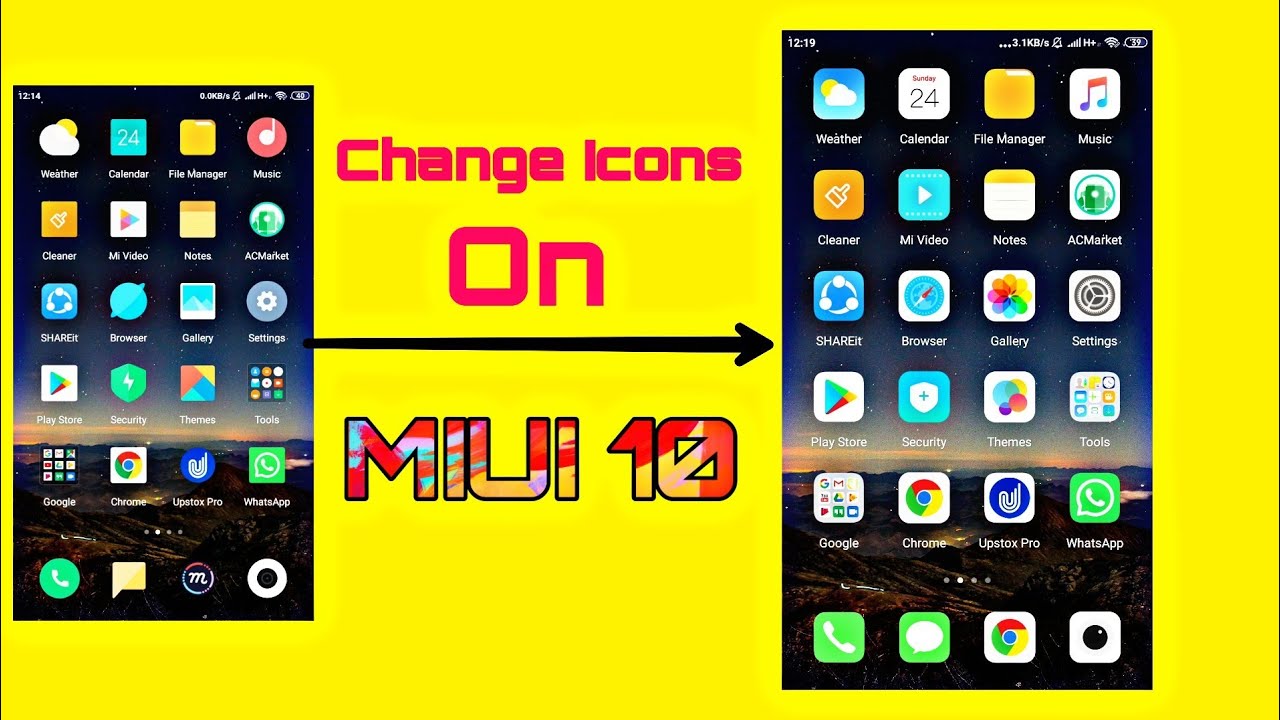 How To Change Icon Pack In MIUI 10 | Change Icons Without Any Apps/Launcher