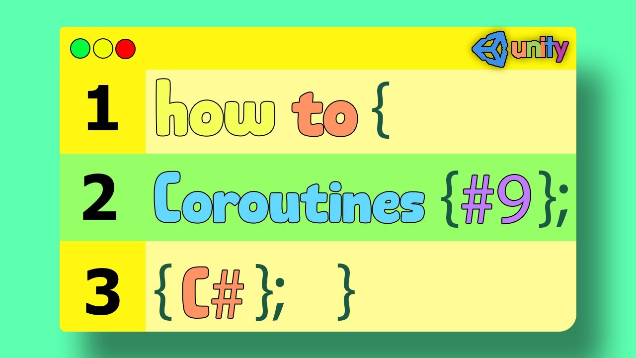 Unity How To C# - Coroutines ( EP: 9 )