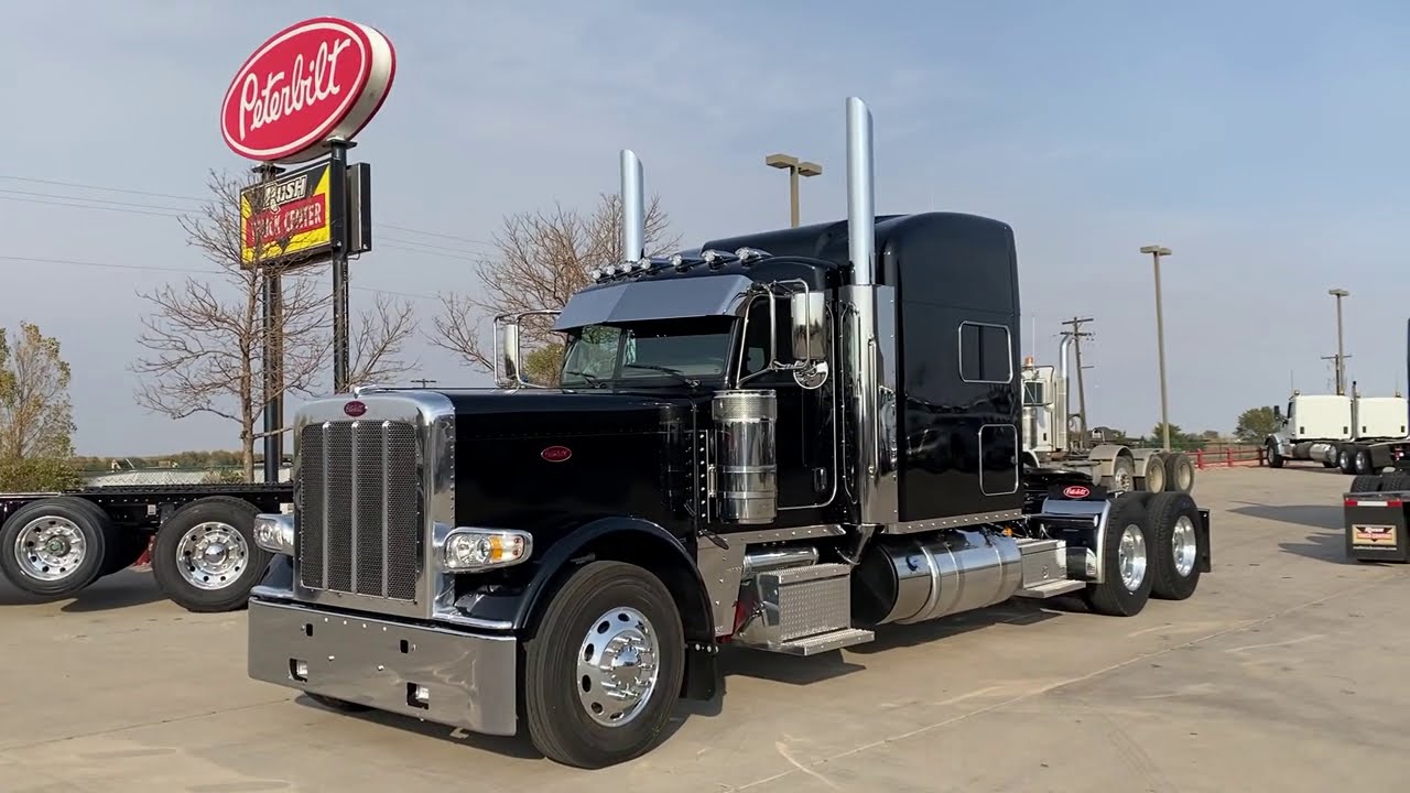 Классический черный Peterbilt! Кейт Кауч - 970-691-3877 или couchk@rushenterprises.com