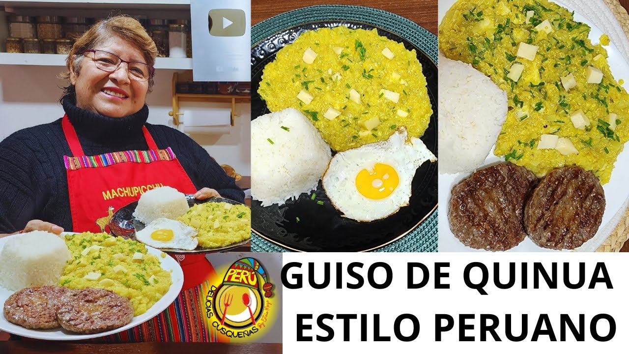 Guiso de Quinua con Queso Sin Secretos Como Cocinar y Lavar la Saponina Fácil Cocina Comida Peruana