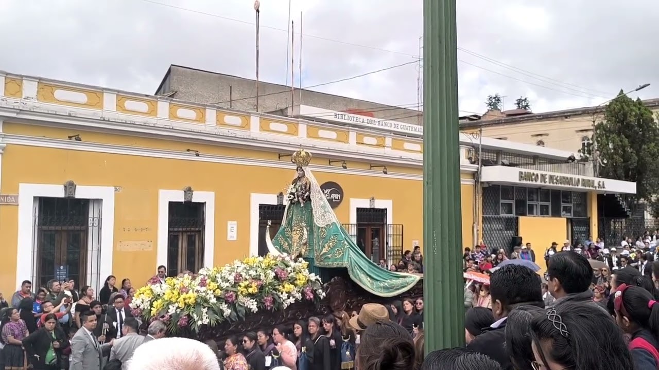 Procesión de Retorno Virgen del Rosario Quetzaltenango 2,024 