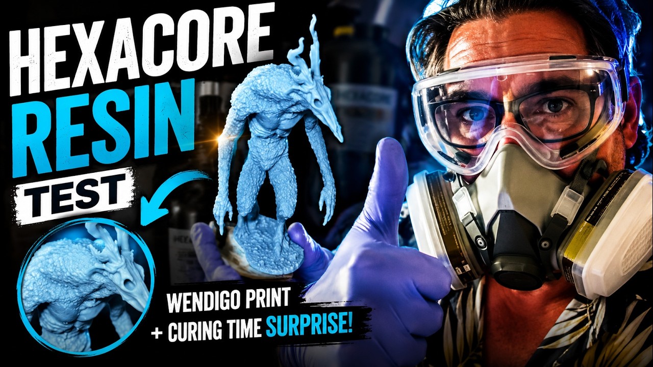 First impressions of Nova3D HexaCore Resin!