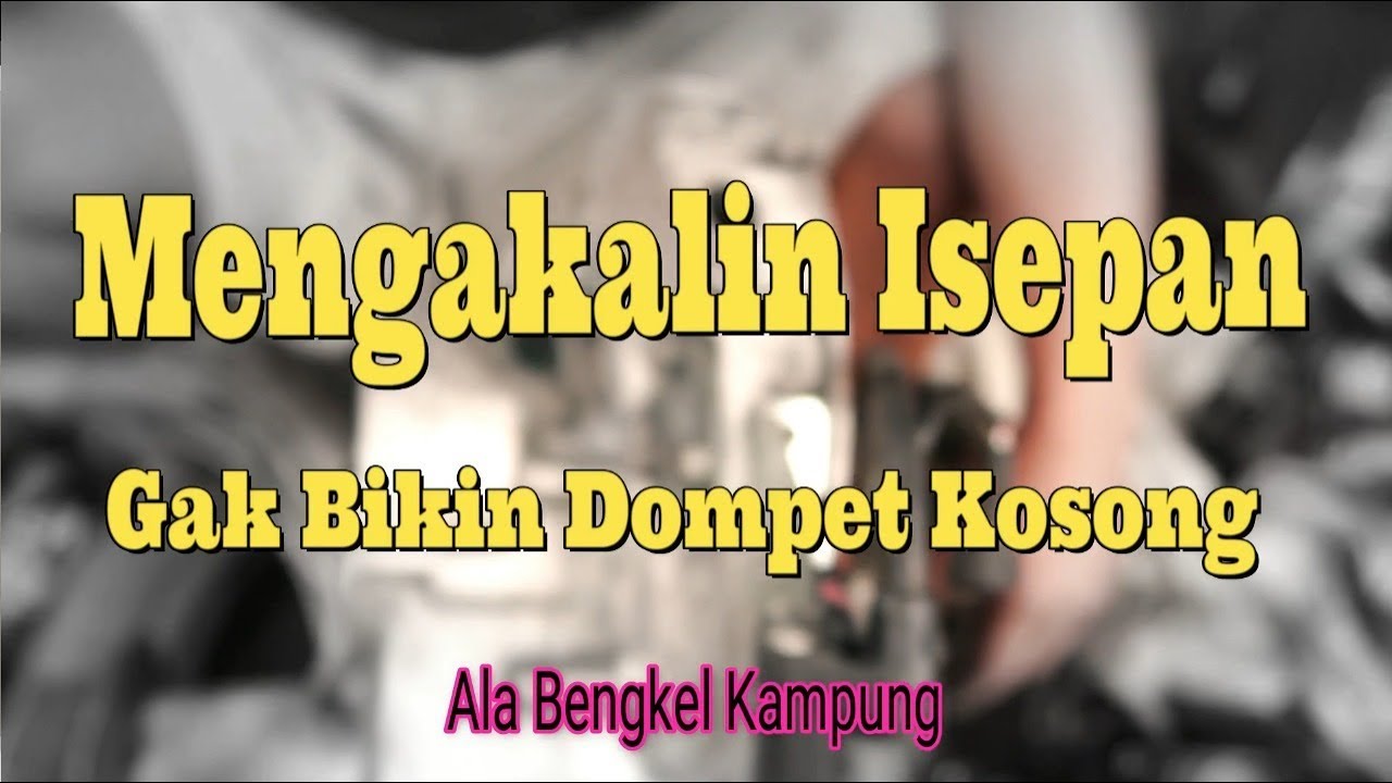 Mengakalin Isepan Gak Bikin Dompet Kosong