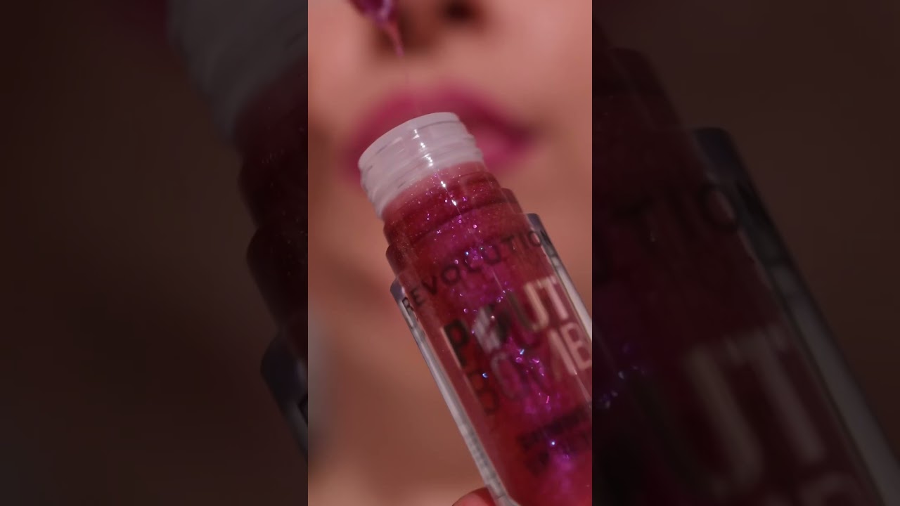 Swatching the NEW Revolution Shimmer Bomb Glosses✨