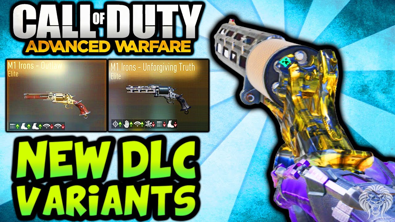 Advanced Warfare: NEW DLC VARIANTS! All M1 Irons Elite Weapons & Versions Available In Supply Drops
