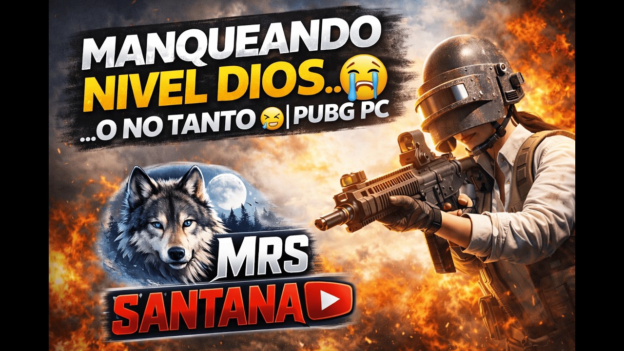 MANQUEANDO NIVEL DIOS… O NO TANTO 😭 | PUBG PC