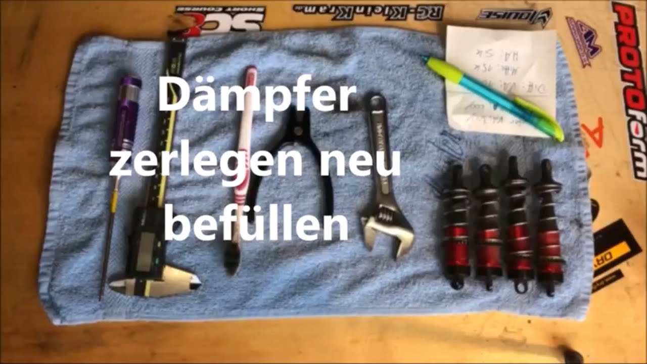 RC CAR Pflege Wartung Teil 5 / Die Dämpfer /Arrma Senton [FULL HD]
