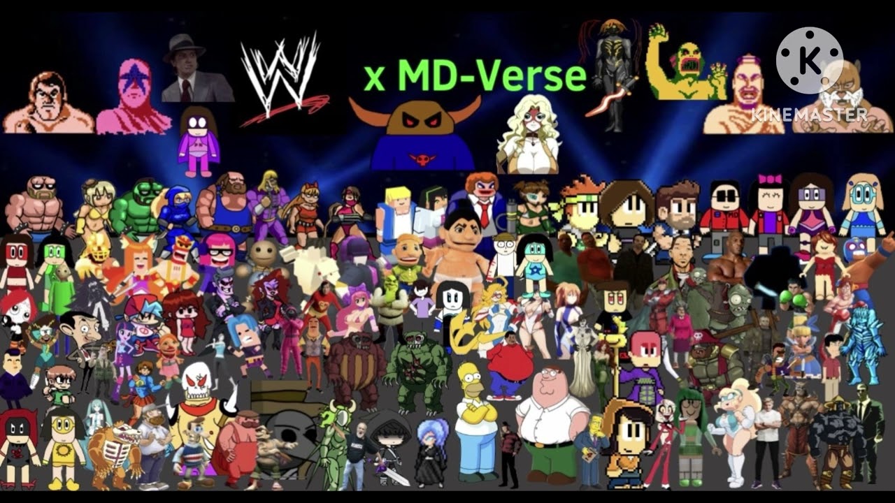 If WWE x MD-Verse had an epic character select theme 