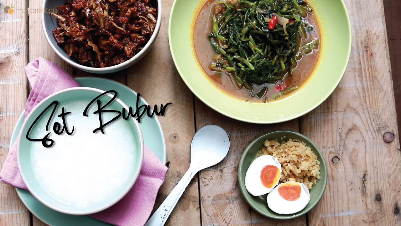 Set Bubur Nasi and the gang yang sangat sedap dan sempoi 👍