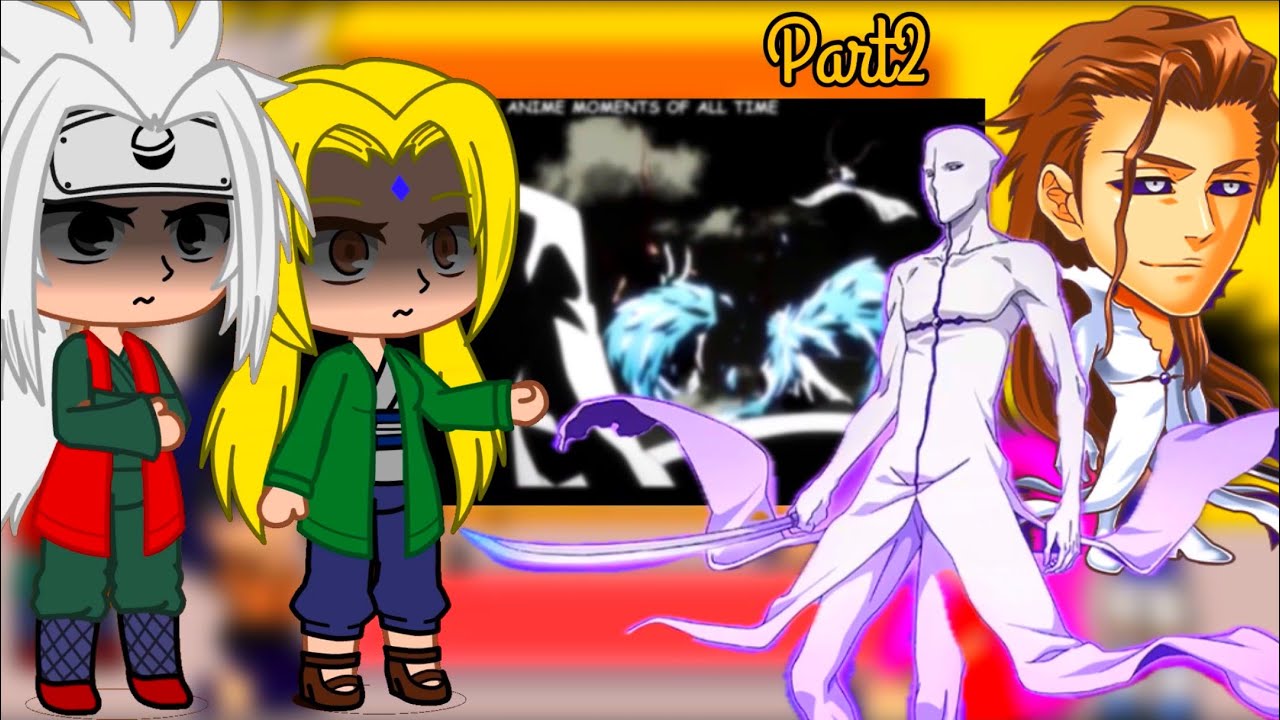 Naruto friend react to Naruto as Aizen Sosuke|PART2|😁Tiktoks||👒Gacha Club||