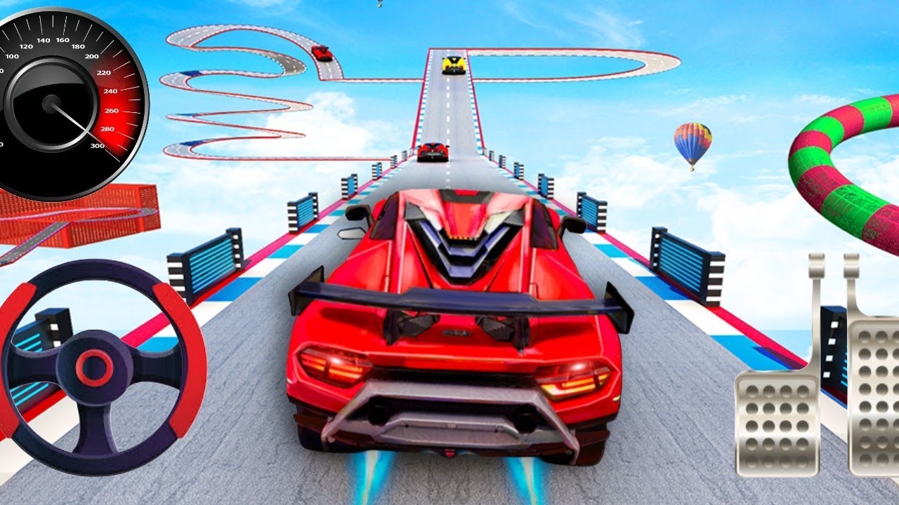 Extreme Car Driving Ramp Stunt Challenges 2025 - Impossible Super Car Driving 3D - Android Gameplay