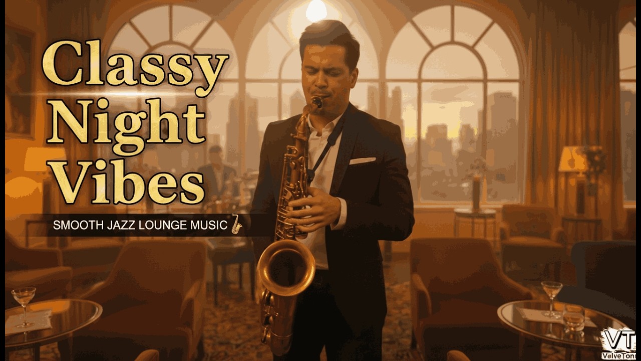 Luxury Lounge Jazz 🎷 Smooth Saxophone for a Classy Night #jazzlounge #smoothsaxophone #relaxingmusic