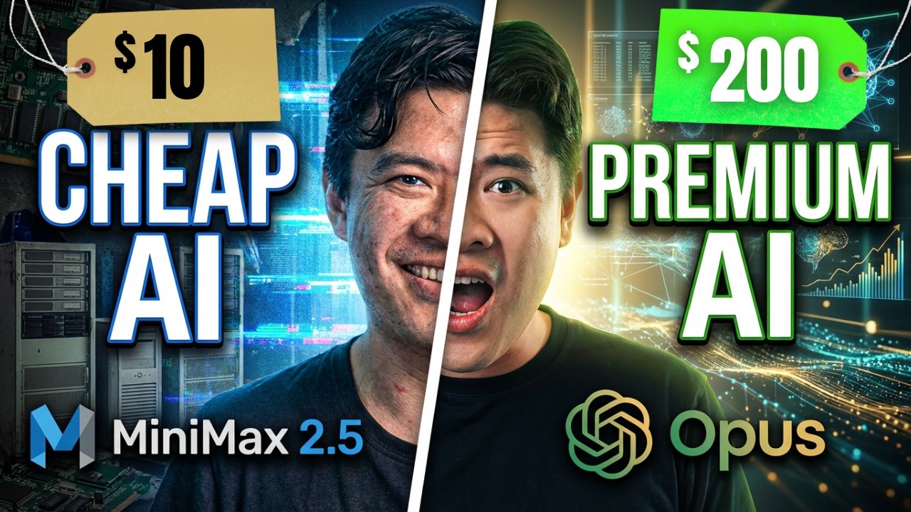 Cheap AI vs Premium AI  Minimax 2 5 vs Opus Full Breakdown